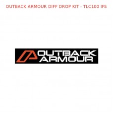 OUTBACK ARMOUR DIFF DROP KIT - TLC100 IFS - OASU3211002